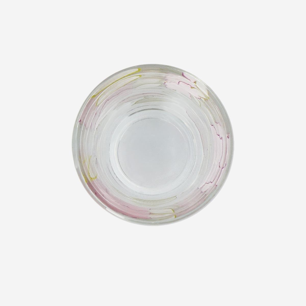 Multicolour Tropical Print Mini Drinking Glass