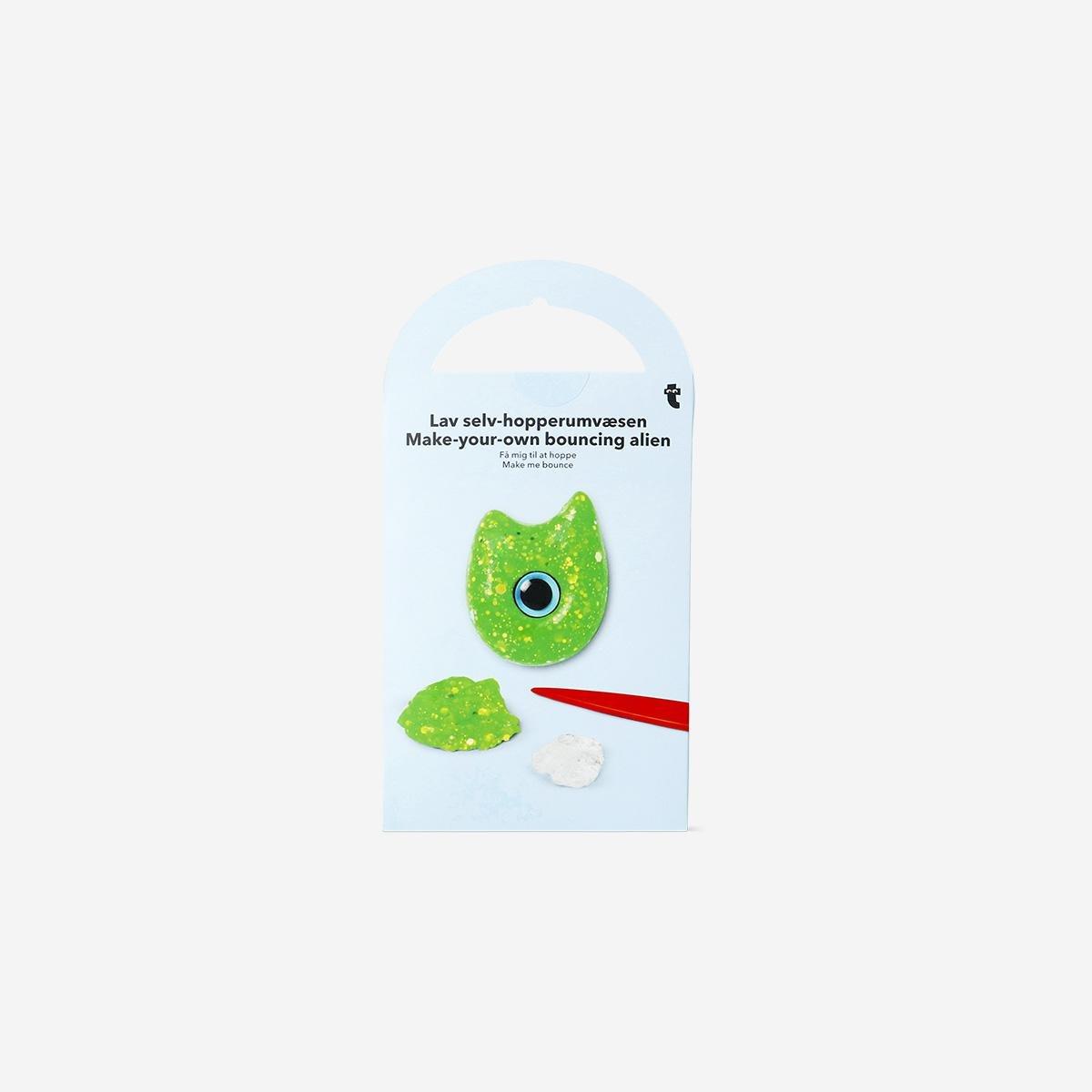 Green Diy Bouncing Alien