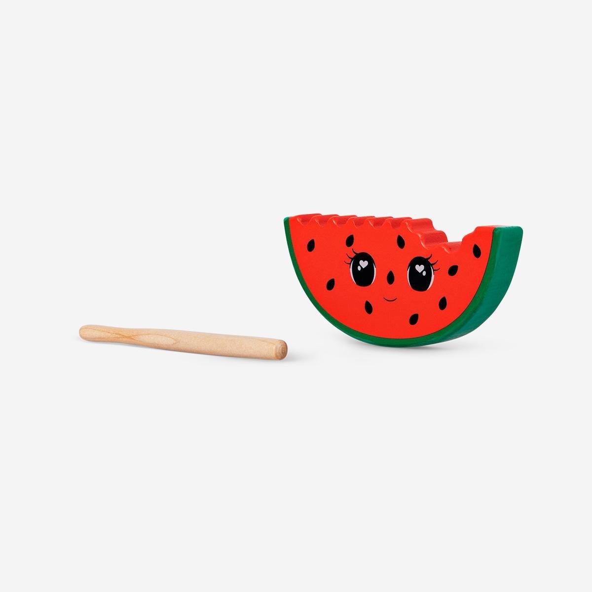 Multicolour Wooden Watermelon Percussion