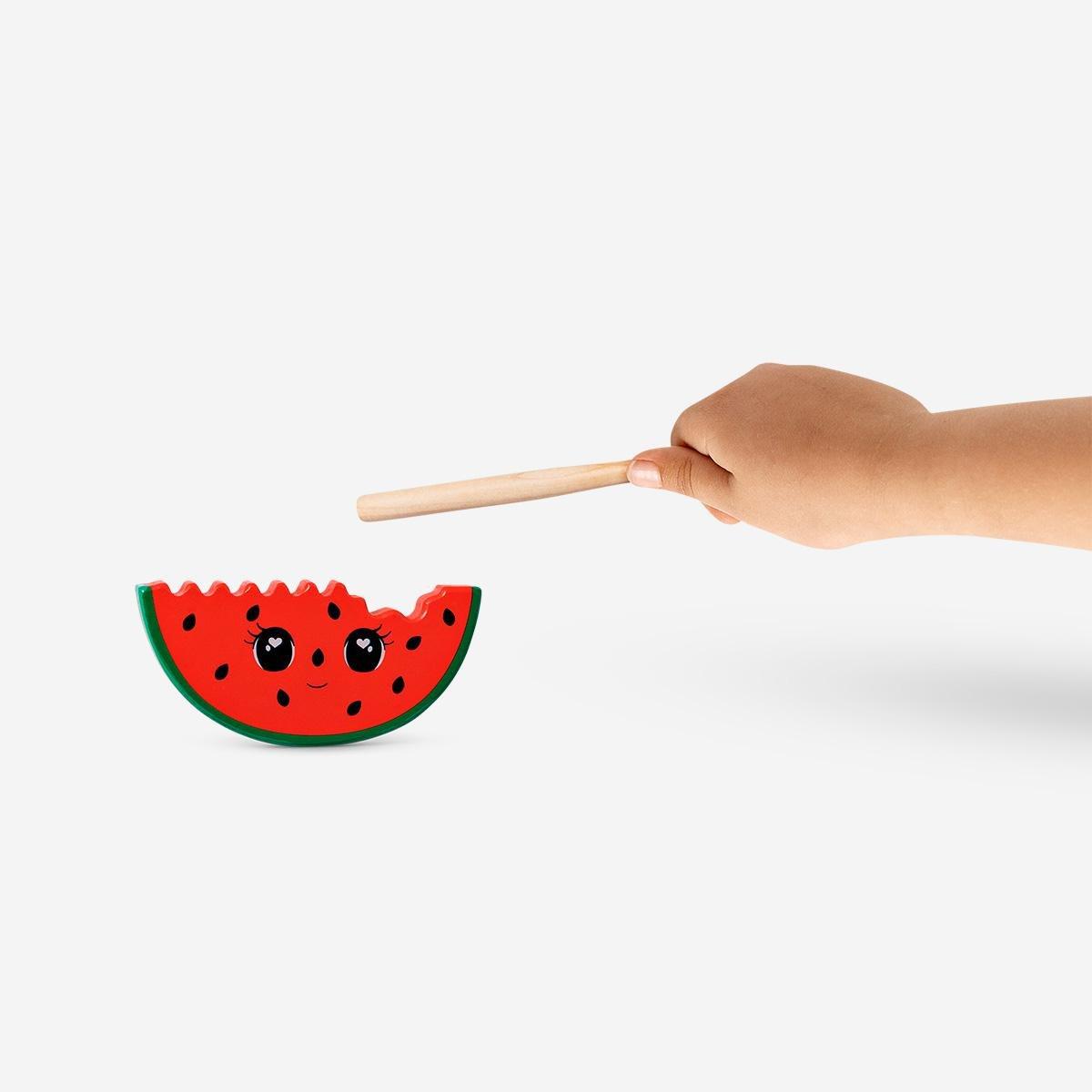 Multicolour Wooden Watermelon Percussion