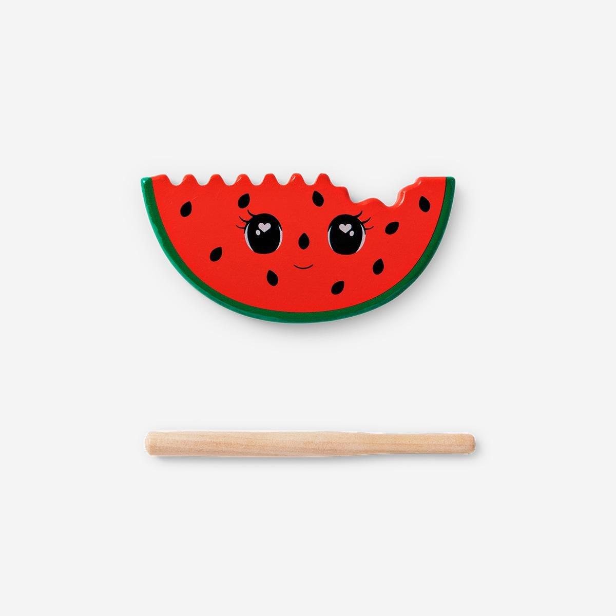 Multicolour Wooden Watermelon Percussion