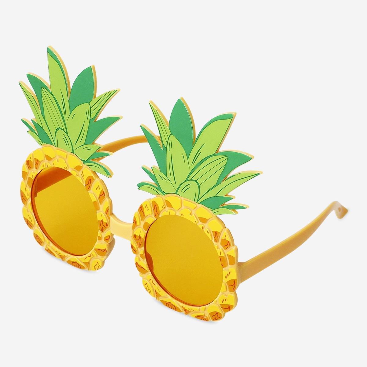 Yellow Pineapple Party Glasses