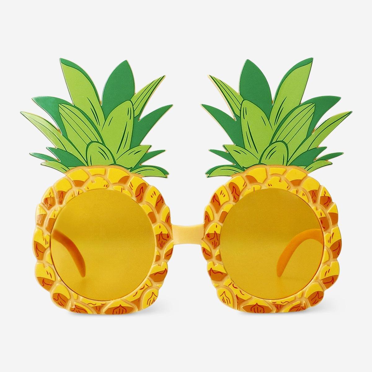 Yellow Pineapple Party Glasses