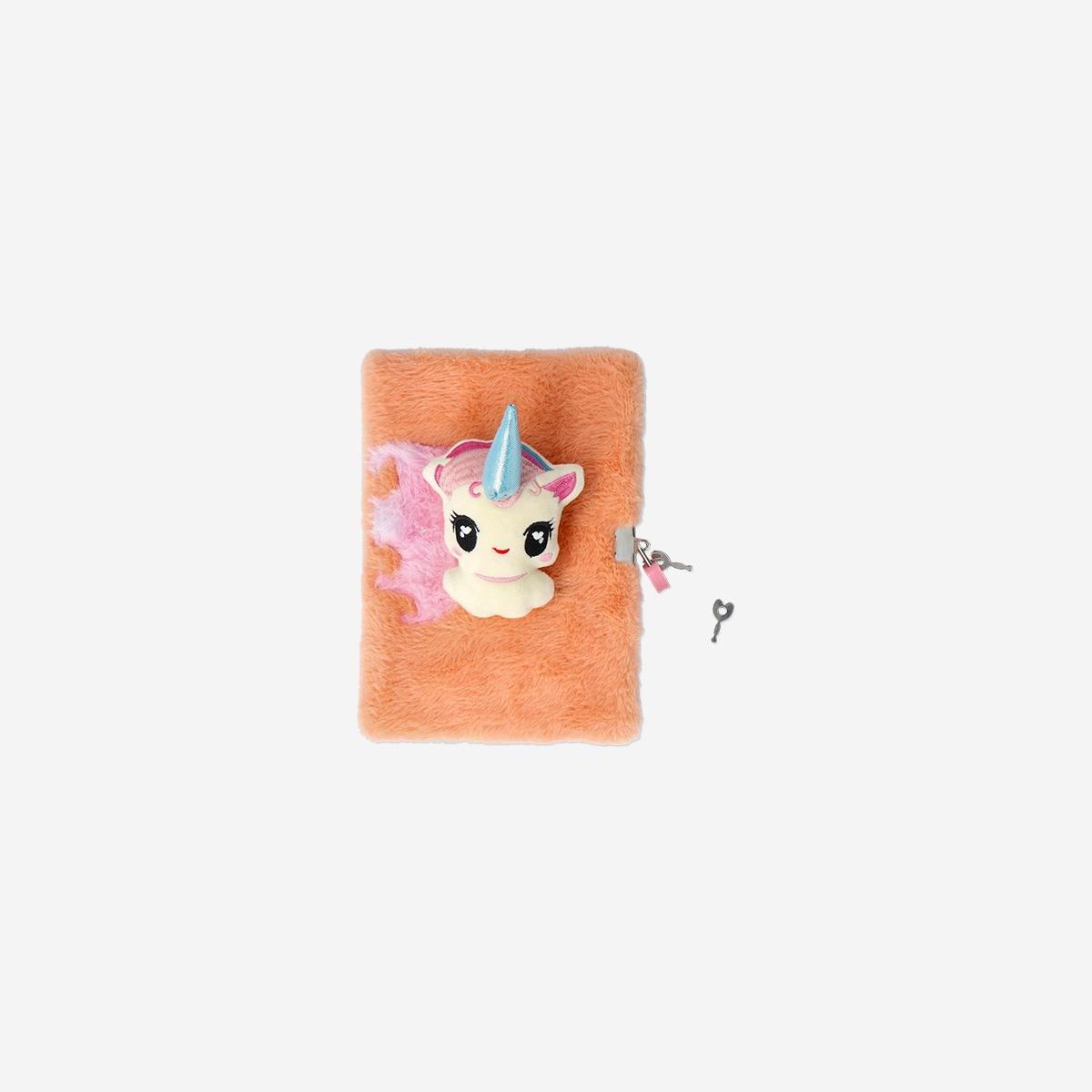 Multicolour Unicorn Diary With Lock