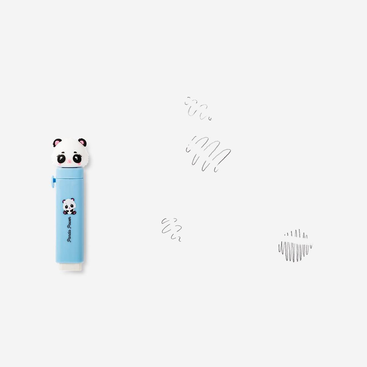 Multicolour Panda Eraser