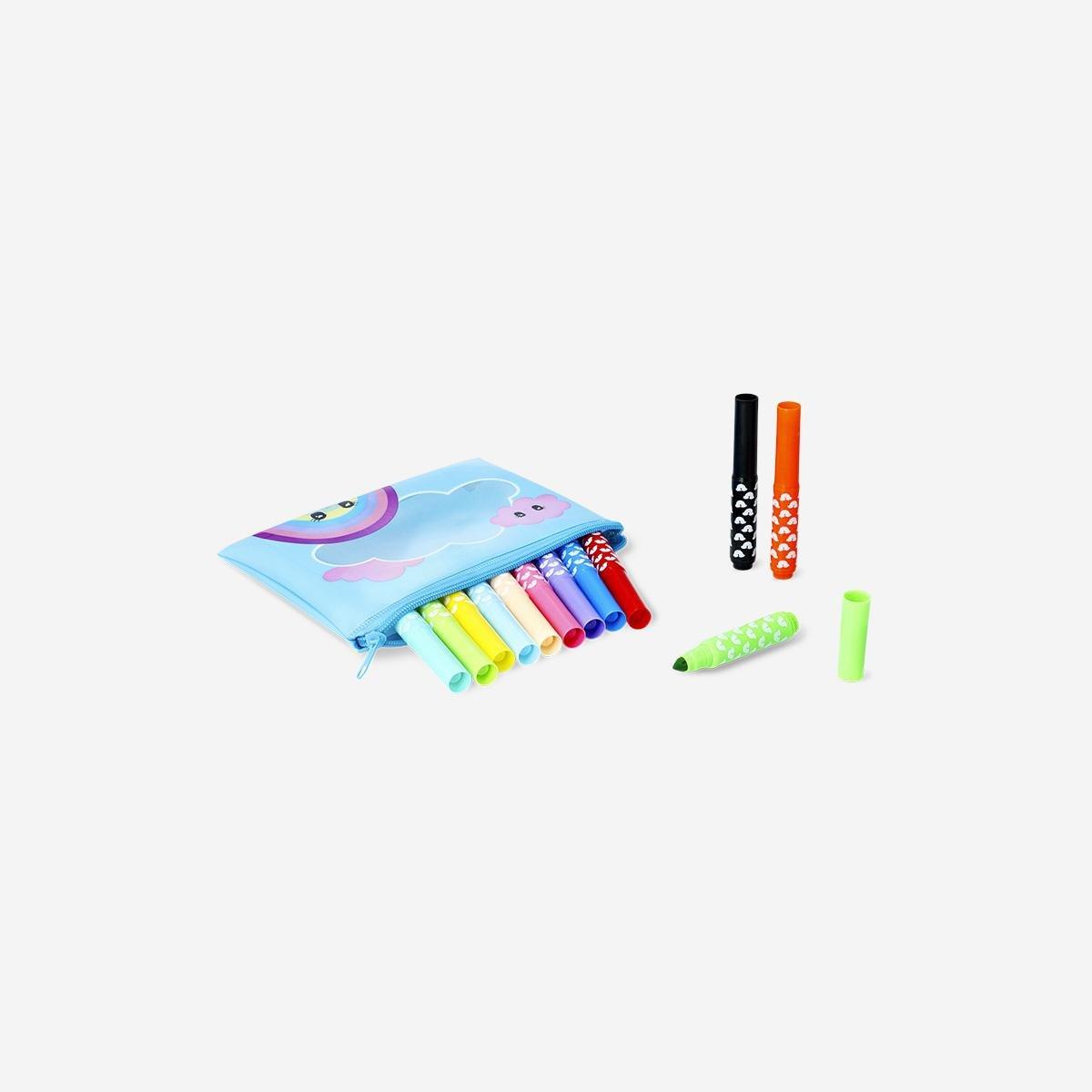 Multicolour Mini Markers - 12 Pcs
