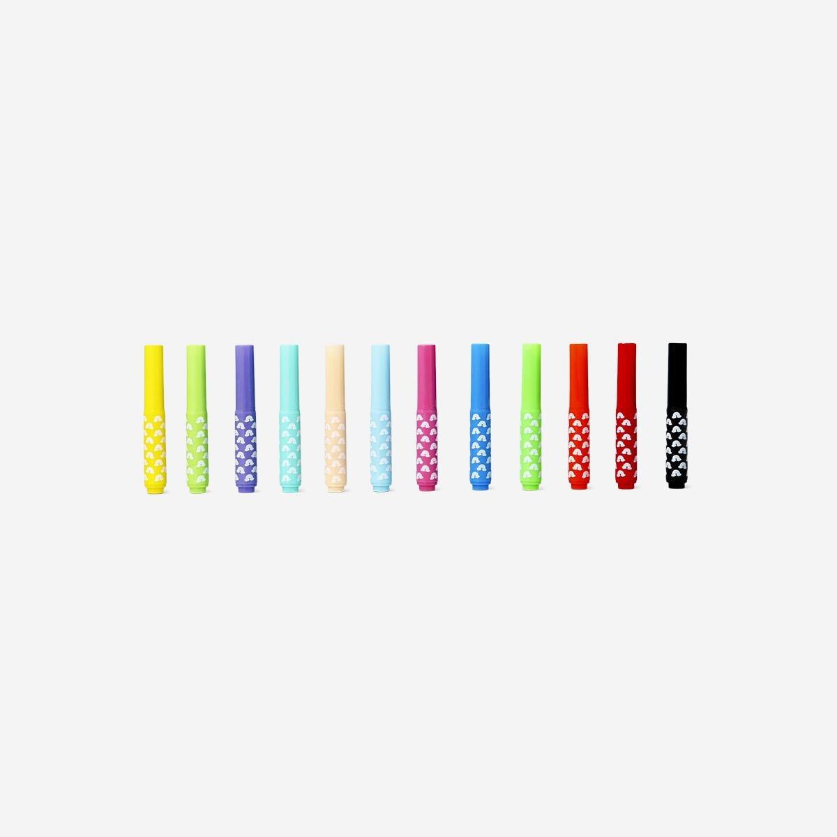Multicolour Mini Markers - 12 Pcs