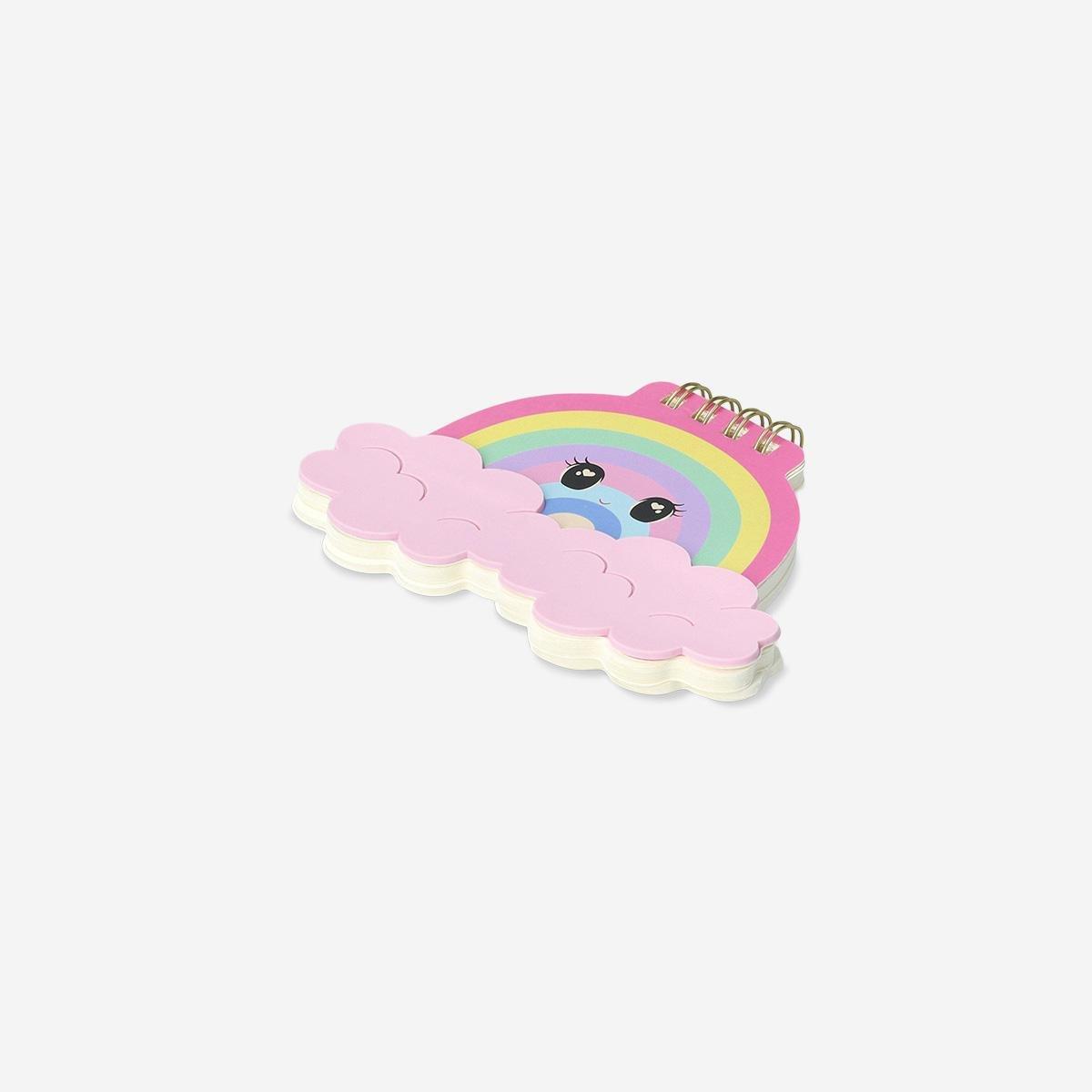 Multicolour Rainbow Cloud Notebook
