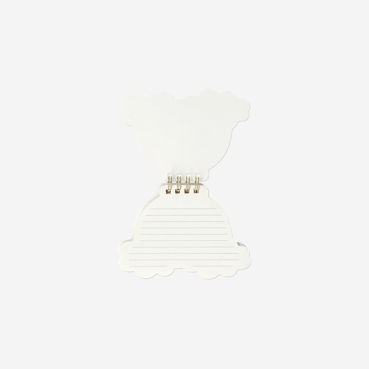 Multicolour Rainbow Cloud Notebook