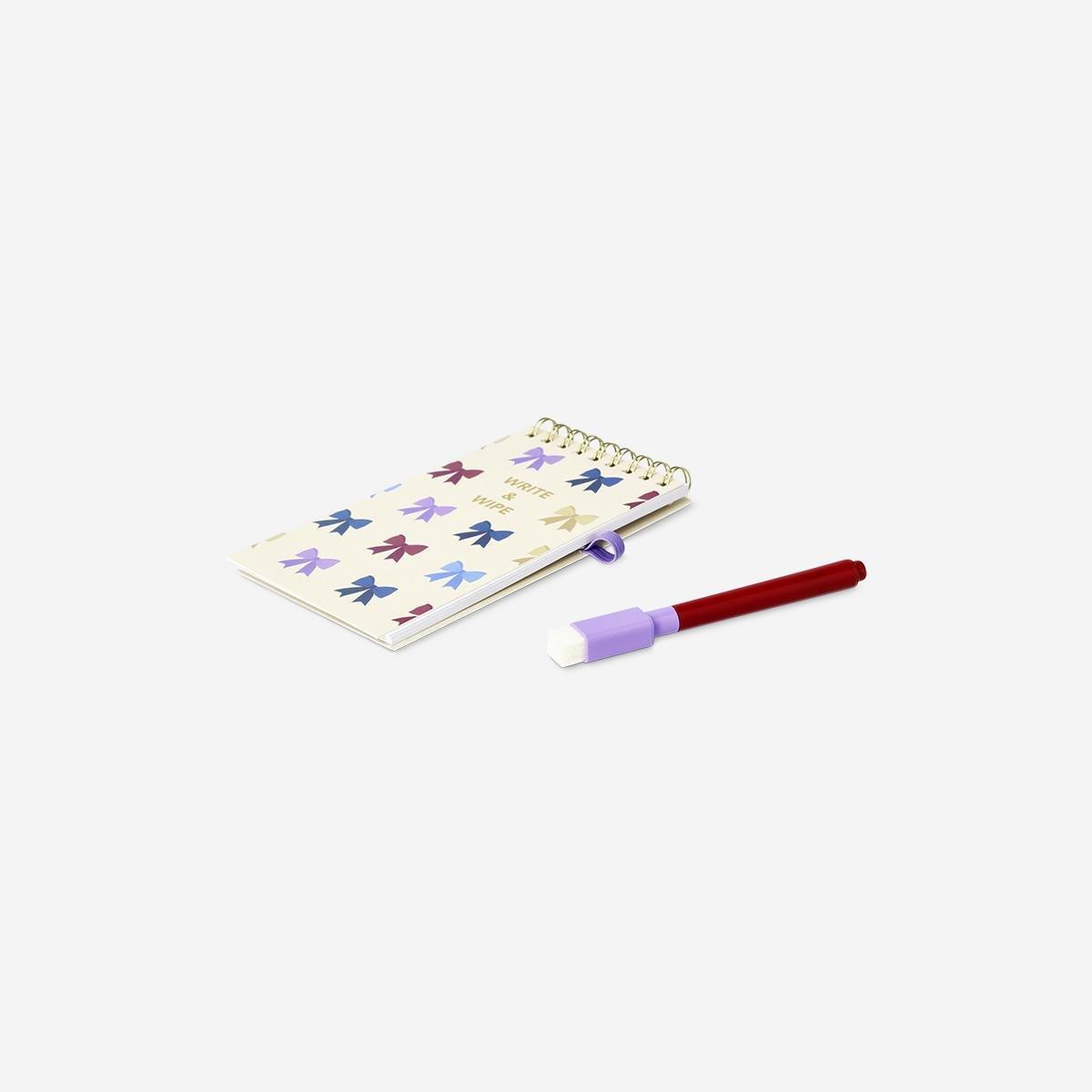 Multicolour Reusable Notebook And Marker