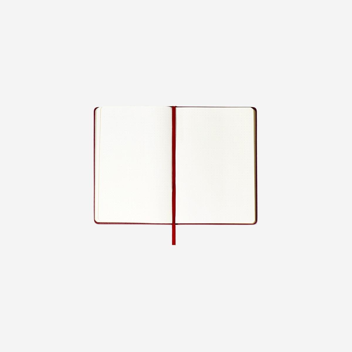 Red A5 Bullet Planner