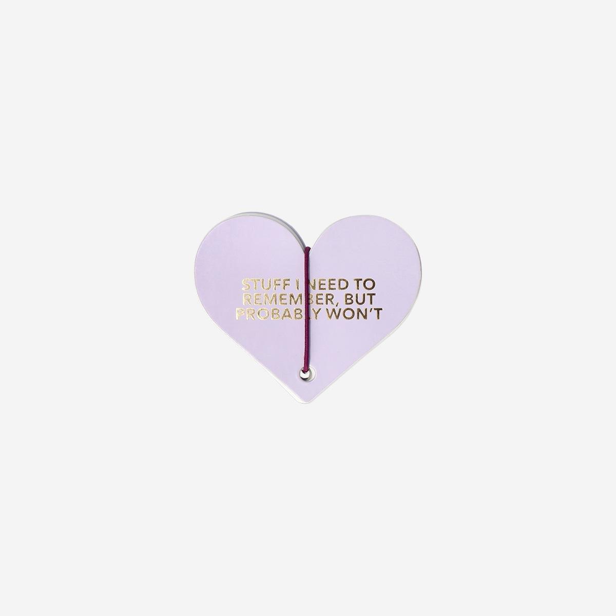 Multicolour Heart Shaped Flash Cards