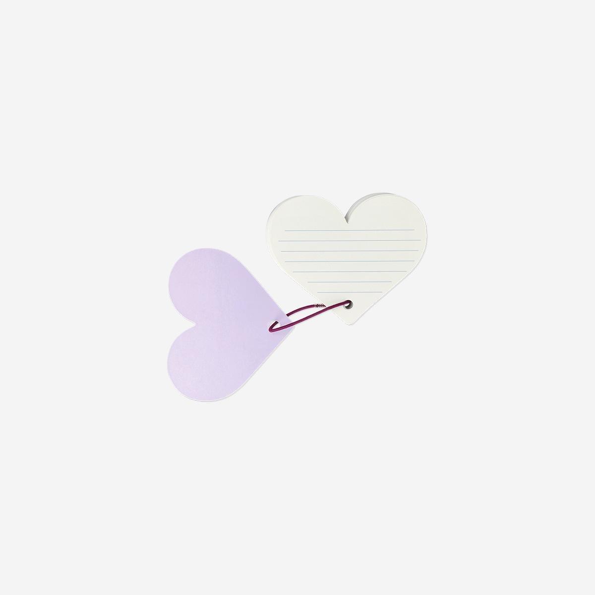 Multicolour Heart Shaped Flash Cards
