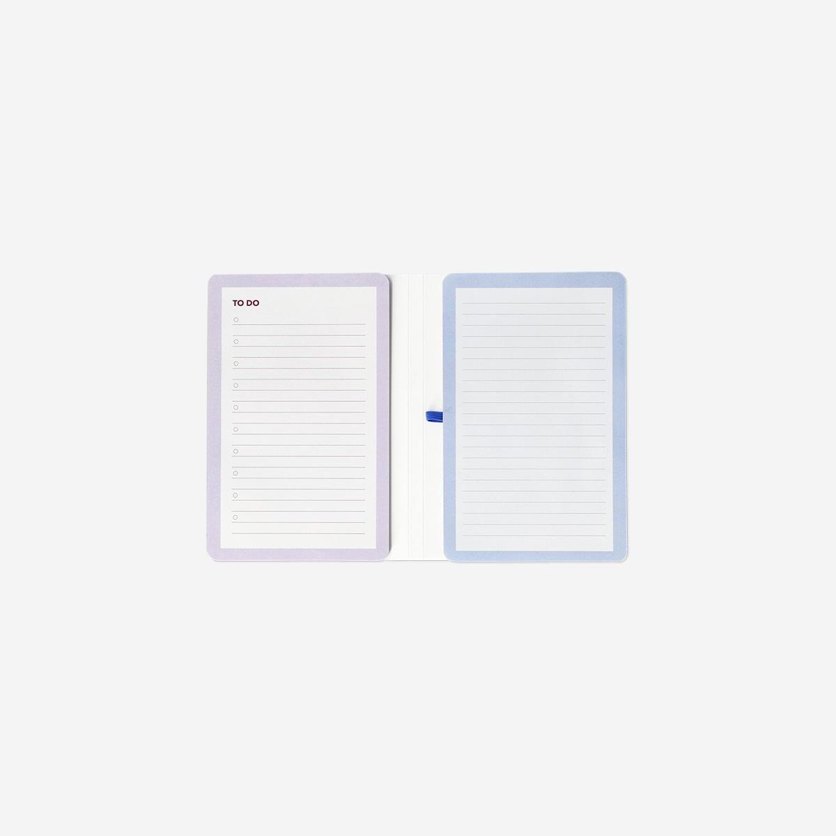 Multicolour Lined 2 In 1 Notebook