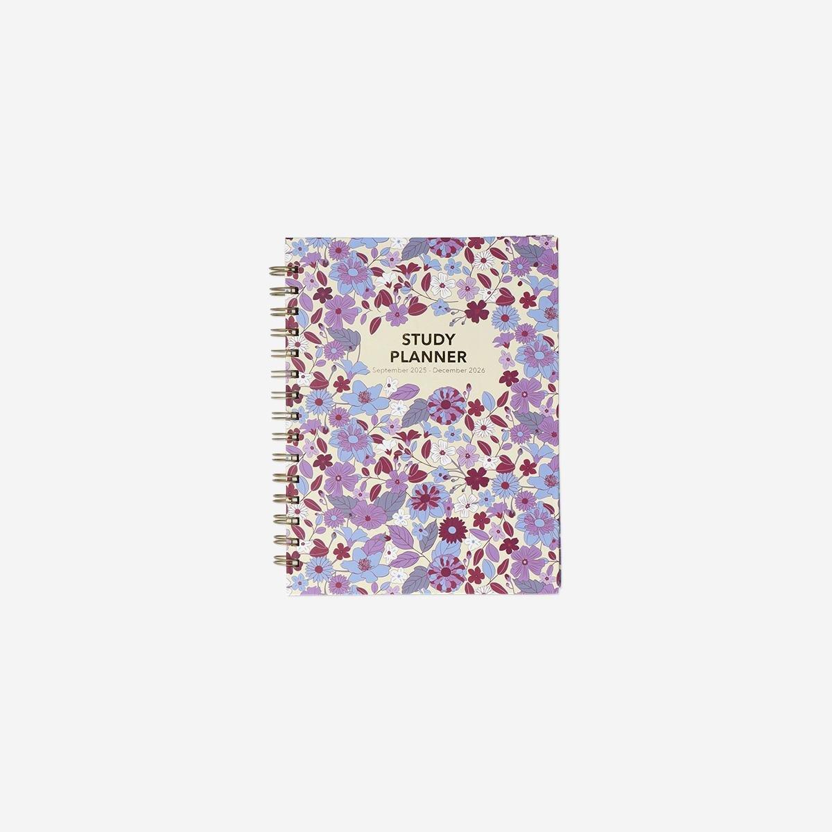 Multicolour Floral Study Planner