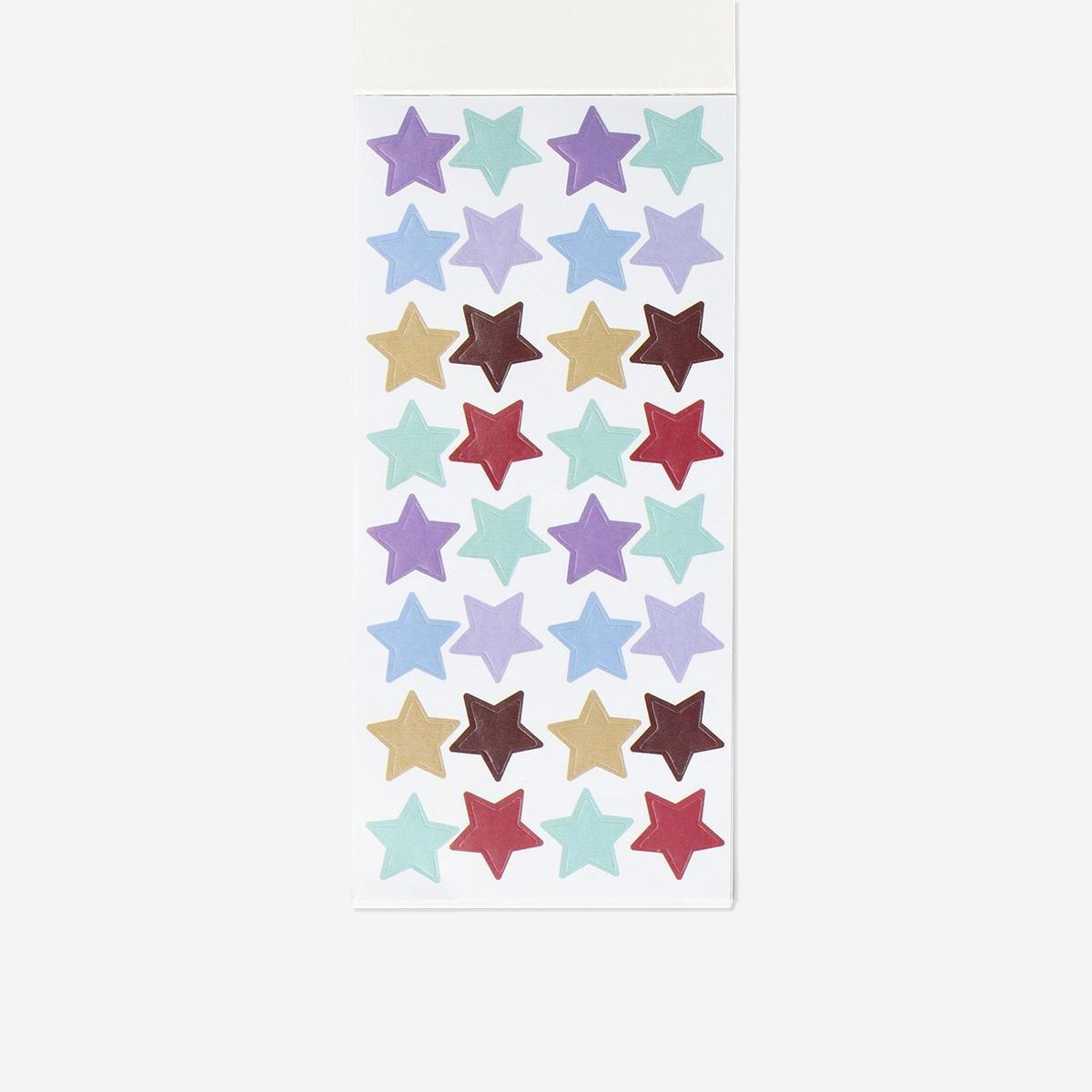 Multicolour Bullet Planner Star Stickers, 320 Pcs