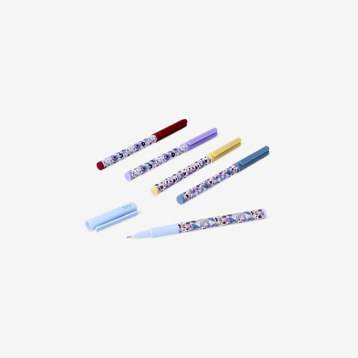 Multicolour 0.4 Mm Tip Drawing Pens, 5 Pcs