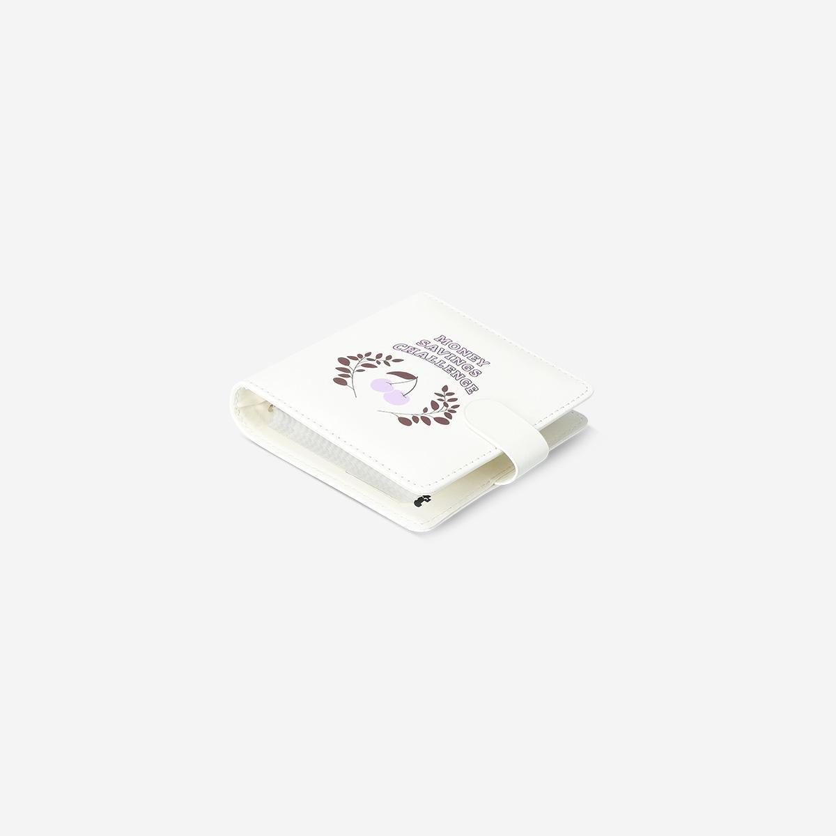 White Money Saving Challenge Book