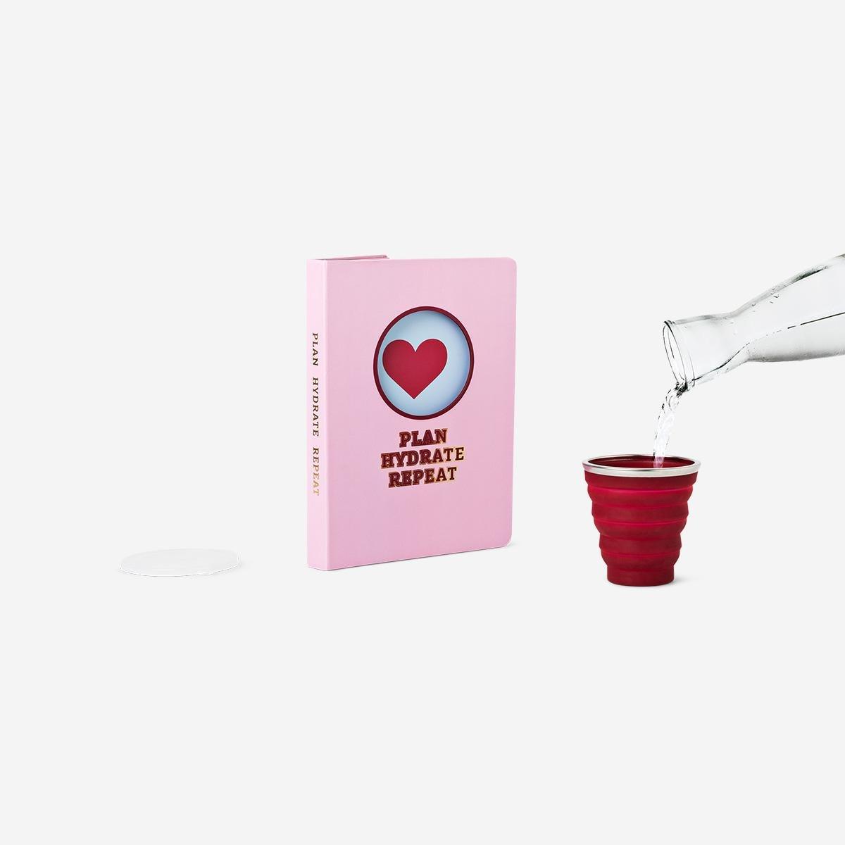 Pink Notebook And Cup