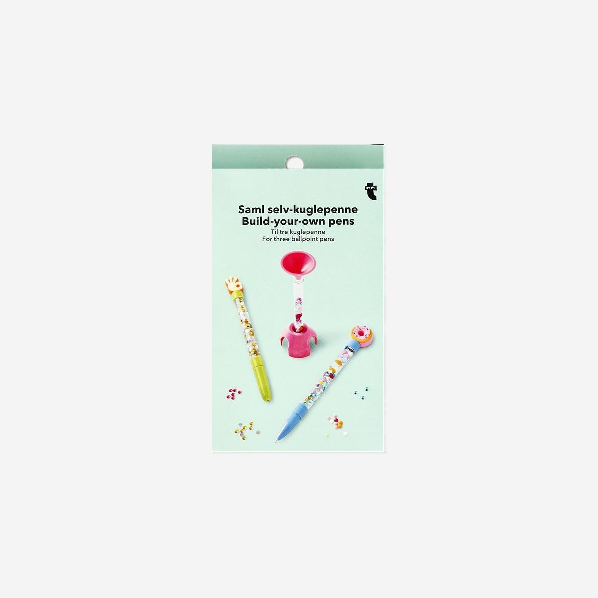 Multicolour Diy Ballpoint Pens, 3 Pcs