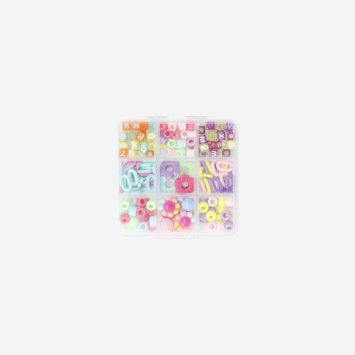 Multicolour Shoelace Bead Set