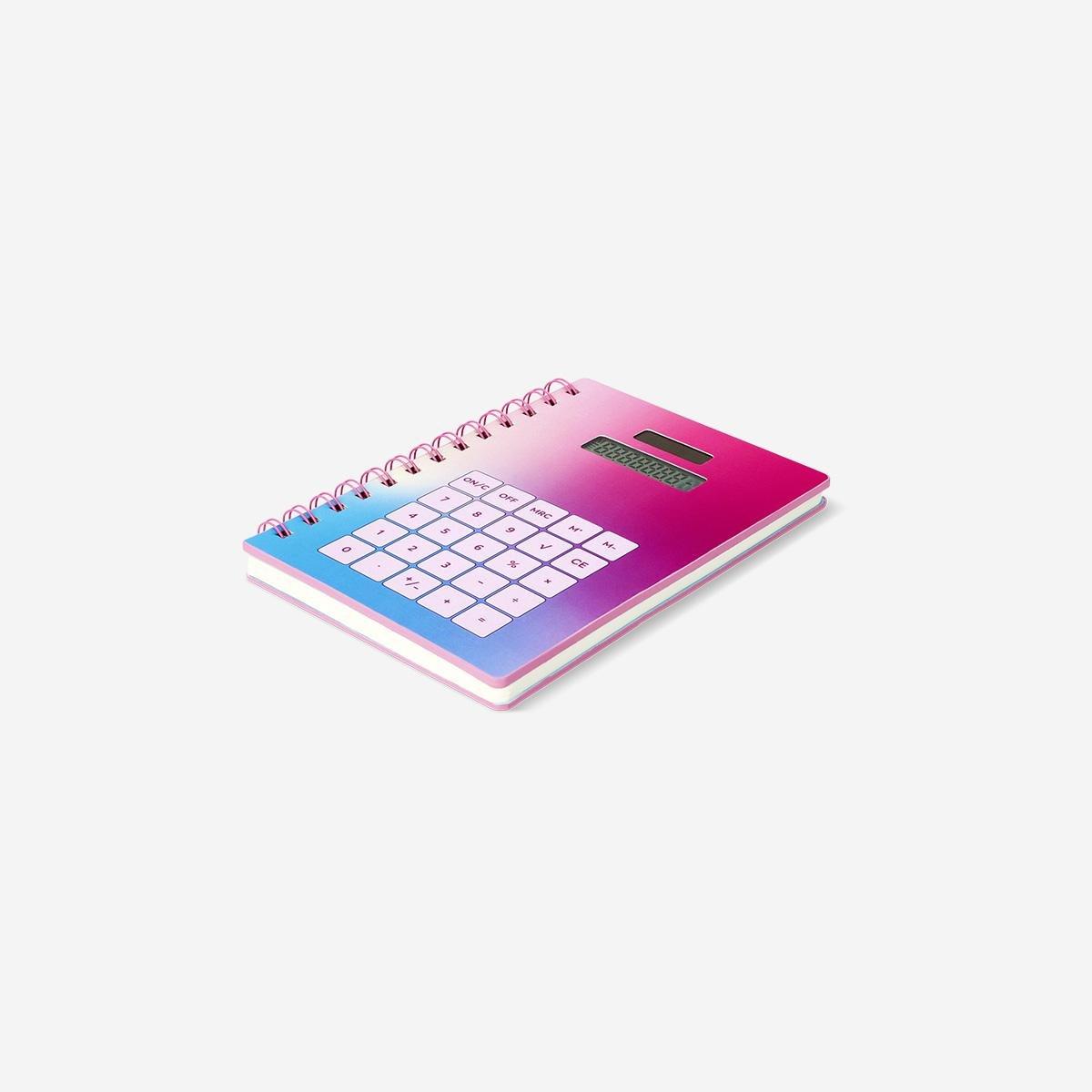 Multicolour Notebook With Calculator
