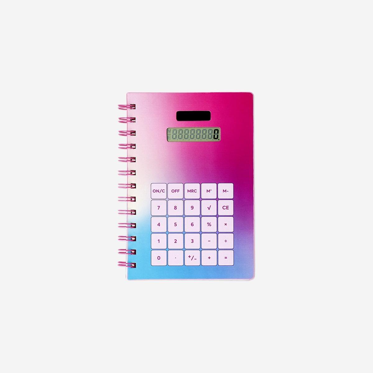 Multicolour Notebook With Calculator