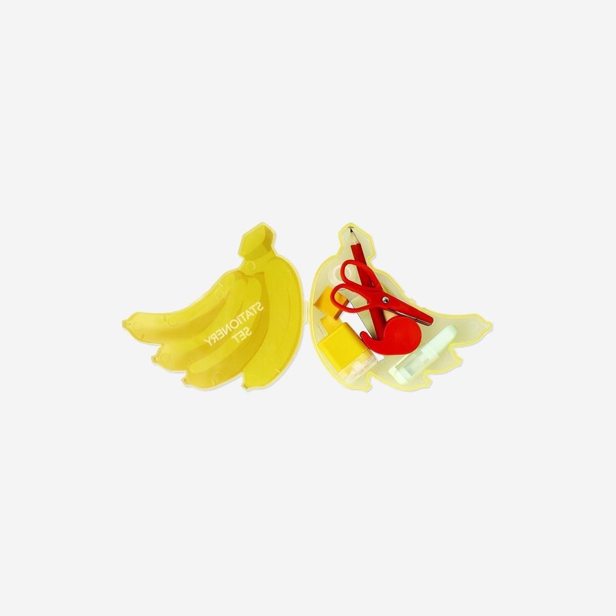 Multicolour Banana Box Stationery Kit