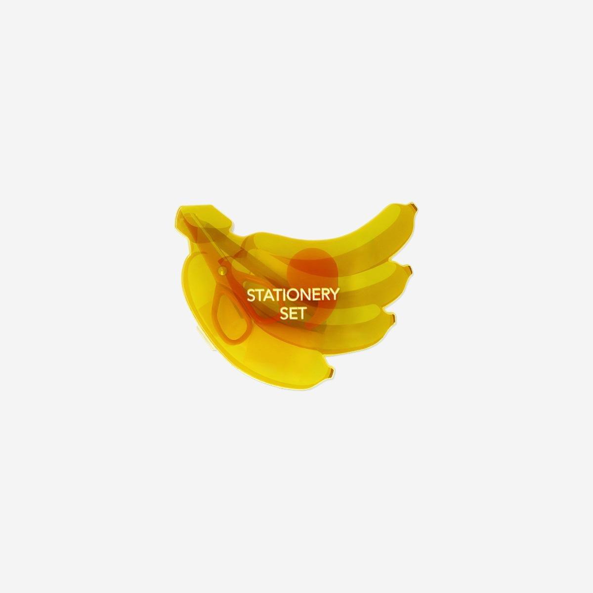 Multicolour Banana Box Stationery Kit