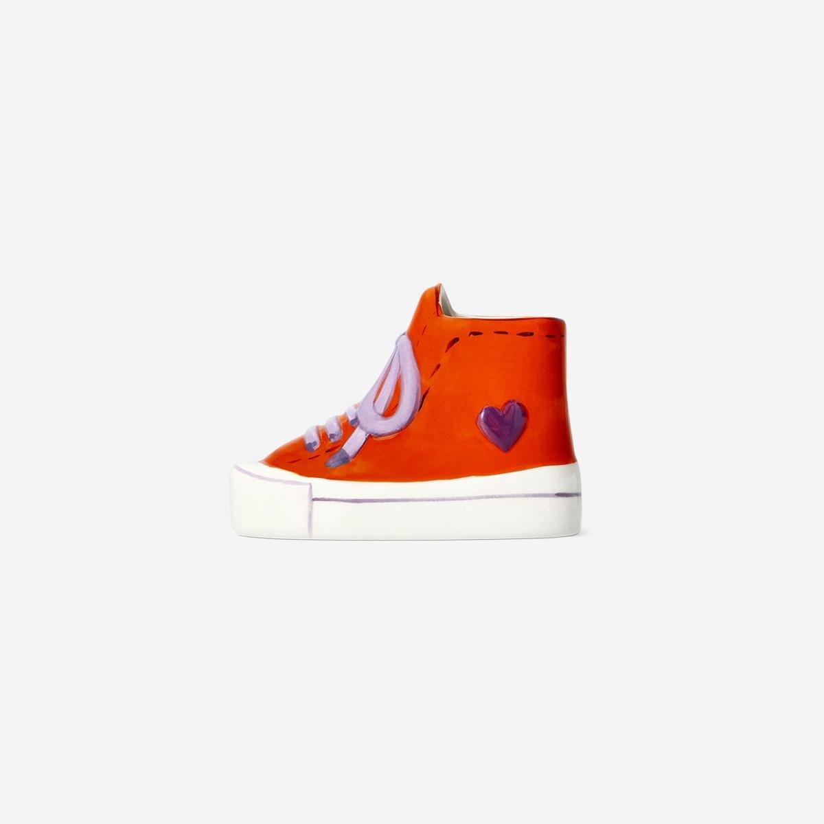 Orange Sneaker Pencil Holder