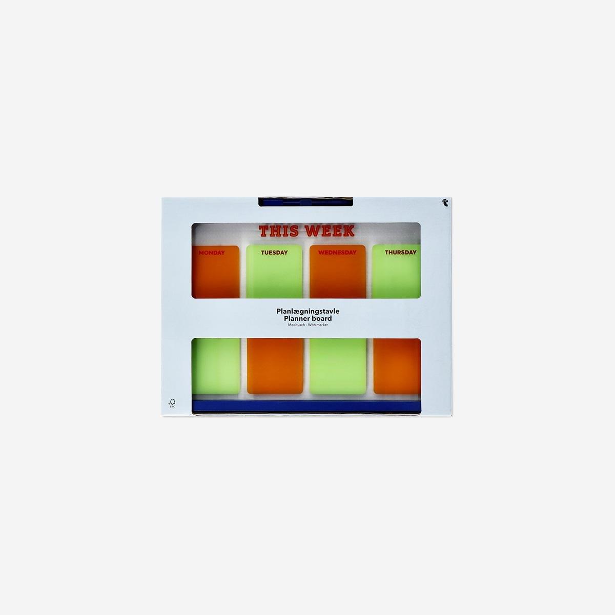 Multicolour Weekly Planner Board With Marker