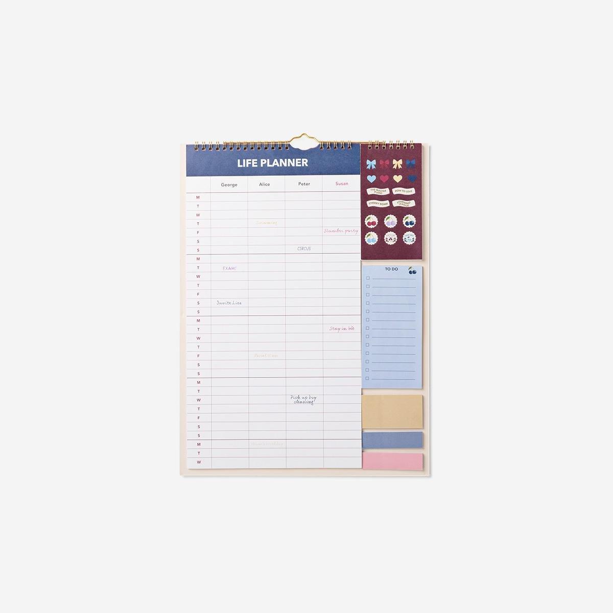 Multicolour Stickers Planner