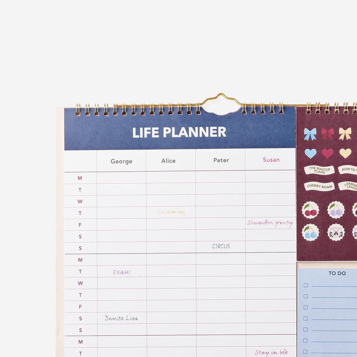 Multicolour Stickers Planner