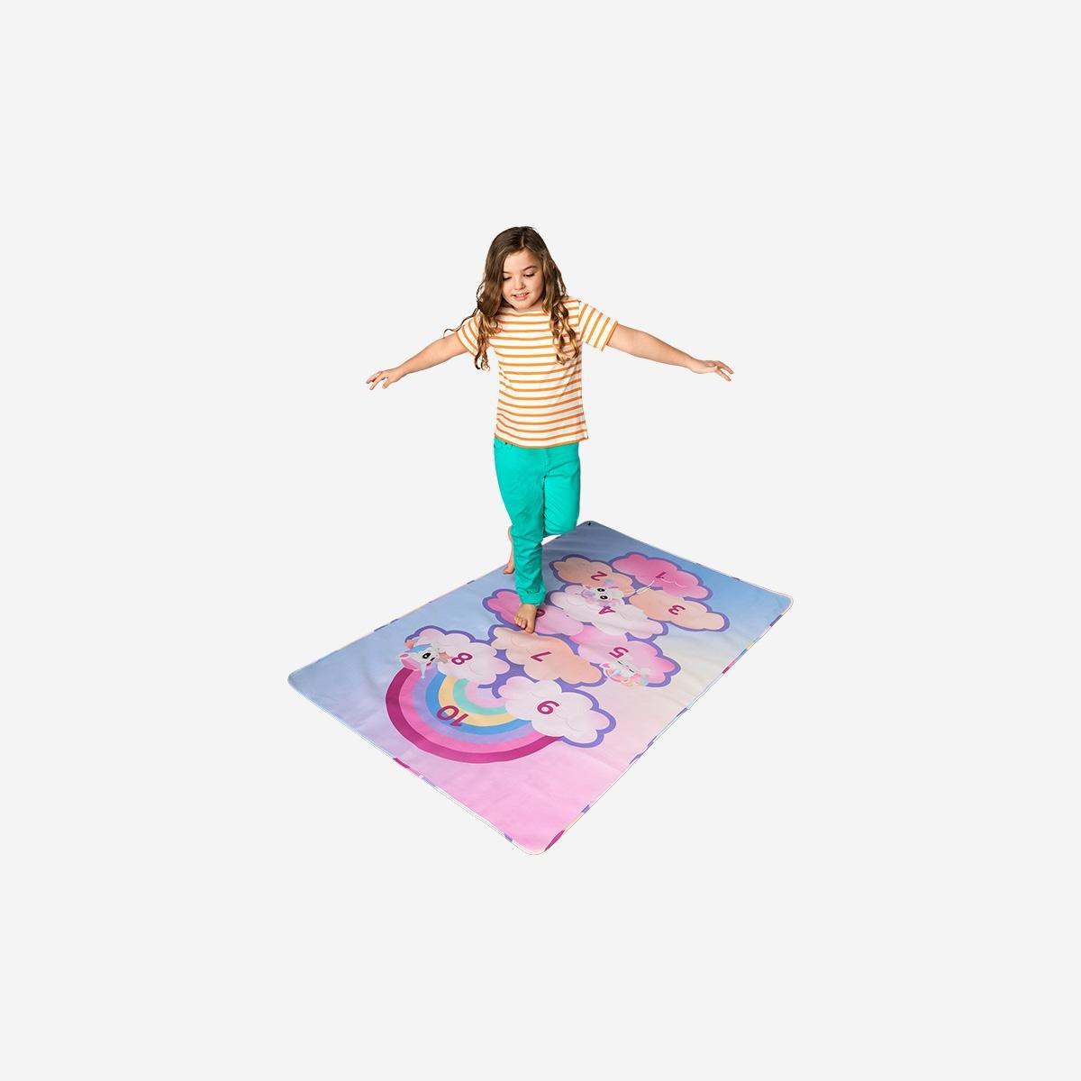 Multicolour Hopscotch Rug - 85X145 Cm