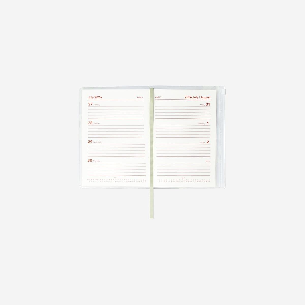Green Cactus Weekly Study Planner - English