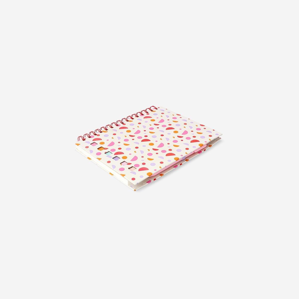 Multicolour Notebook With Page Markers And Pen