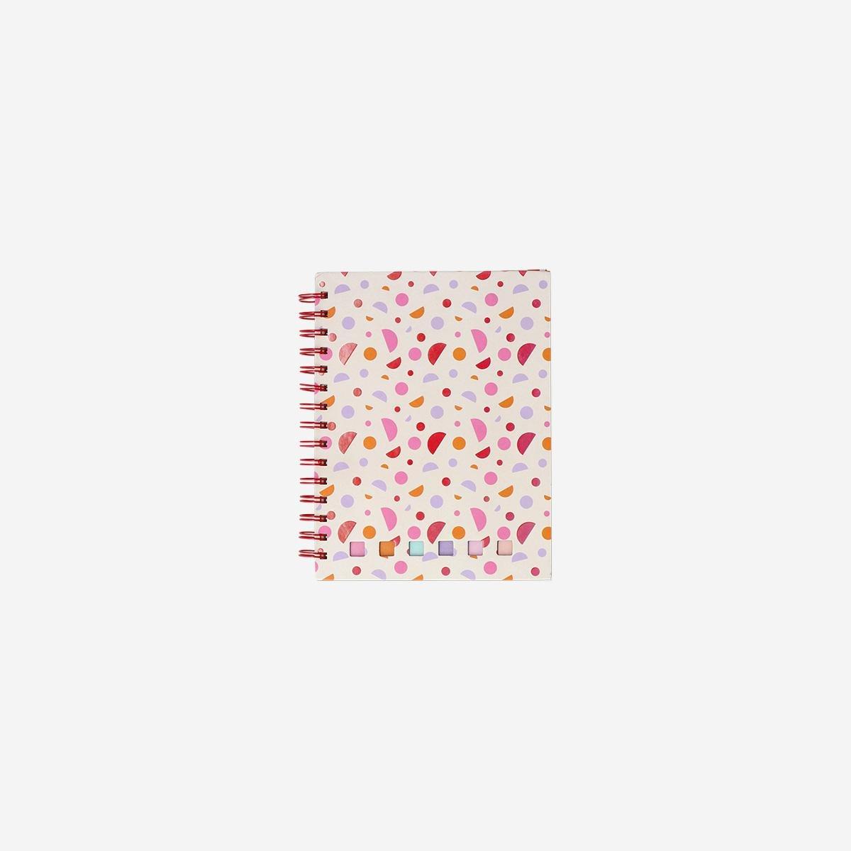 Multicolour Notebook With Page Markers And Pen