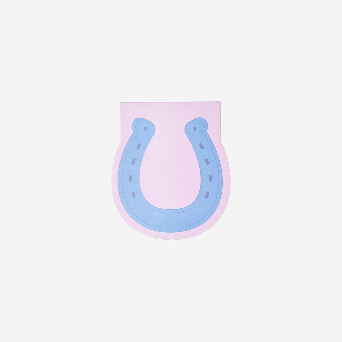 Multicolour Horseshoe Notepad