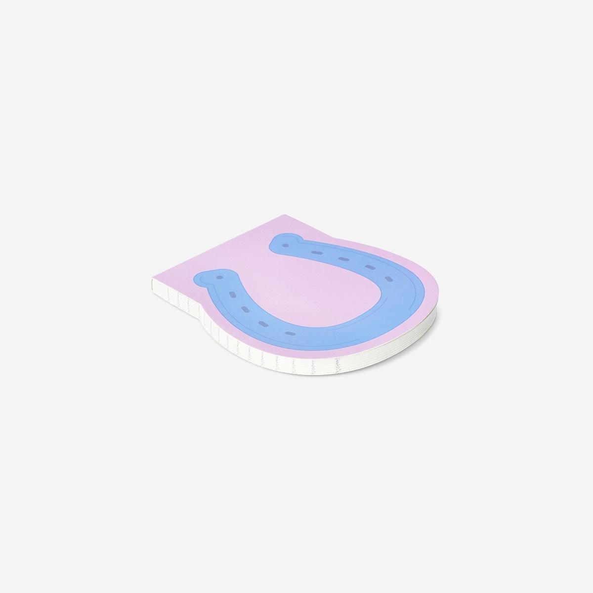 Multicolour Horseshoe Notepad