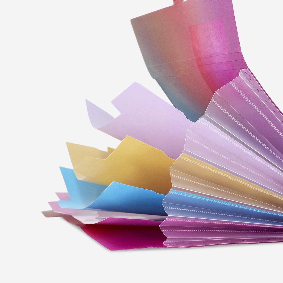 Multicolour A4 Gradient Document Organiser