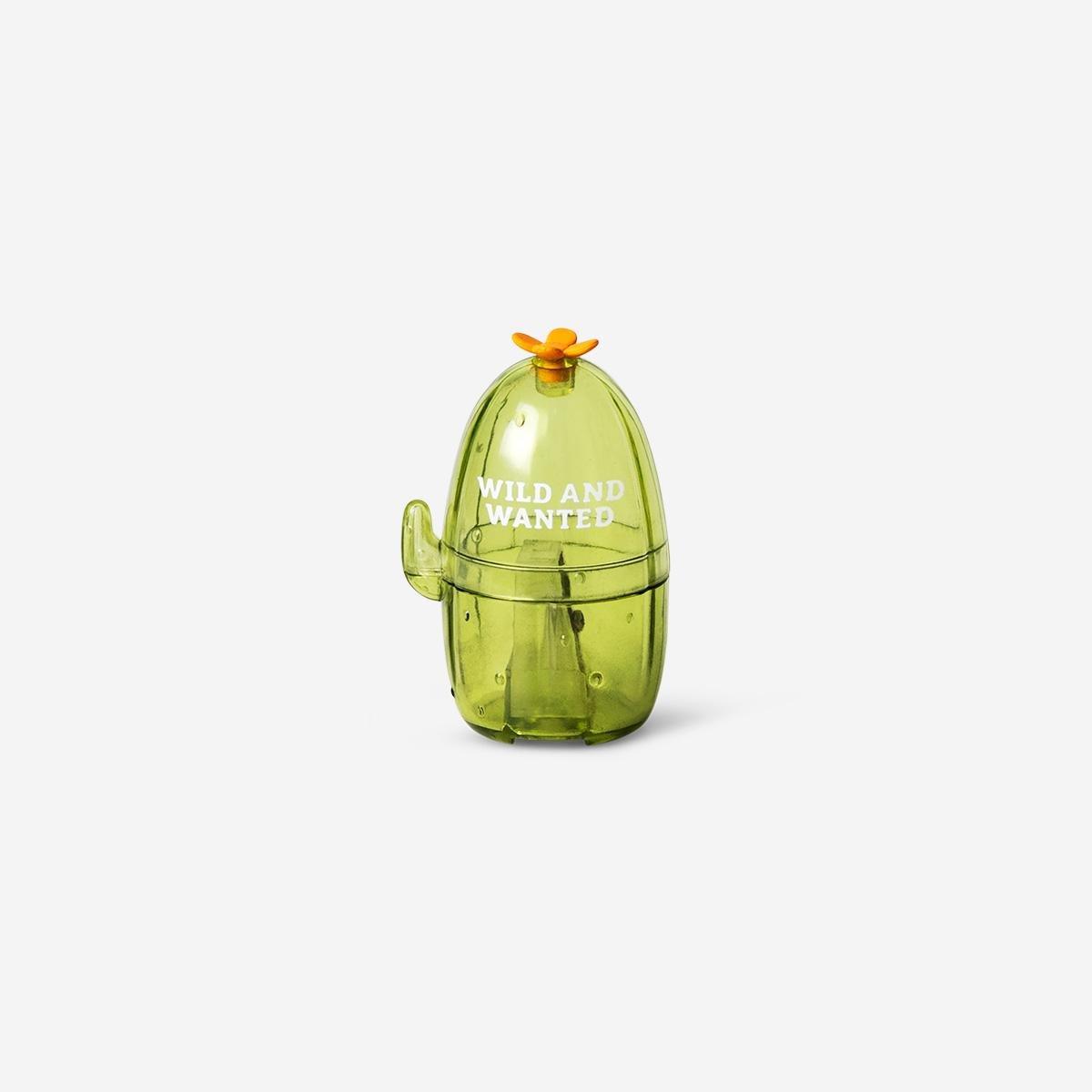 Green Cactus Pencil Sharpener