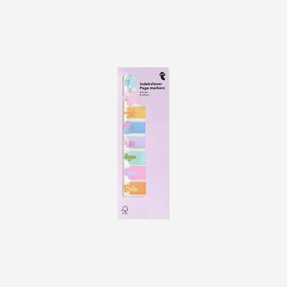 Multicolour Cactus Icon Page Markers