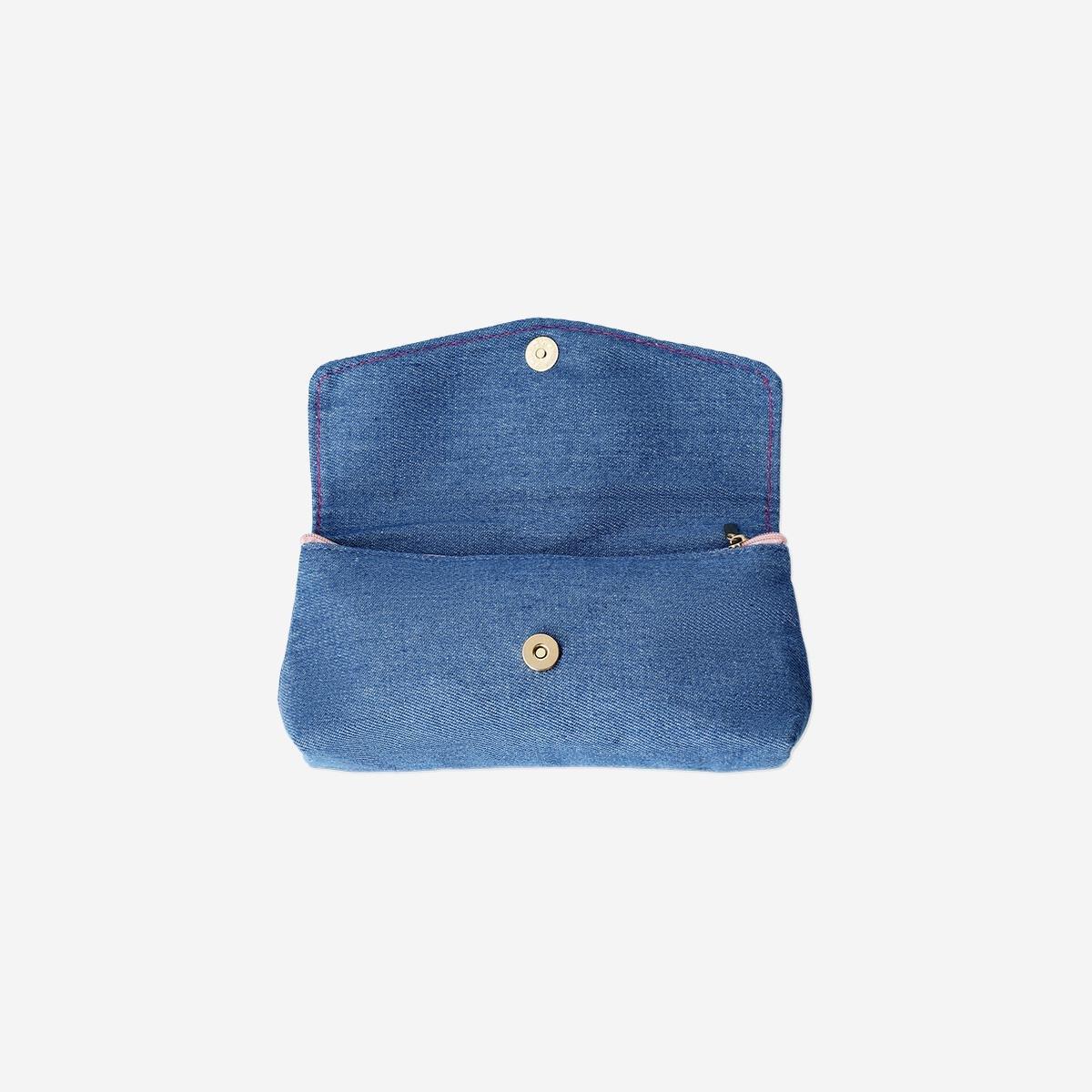 Blue Denim Pencil Case