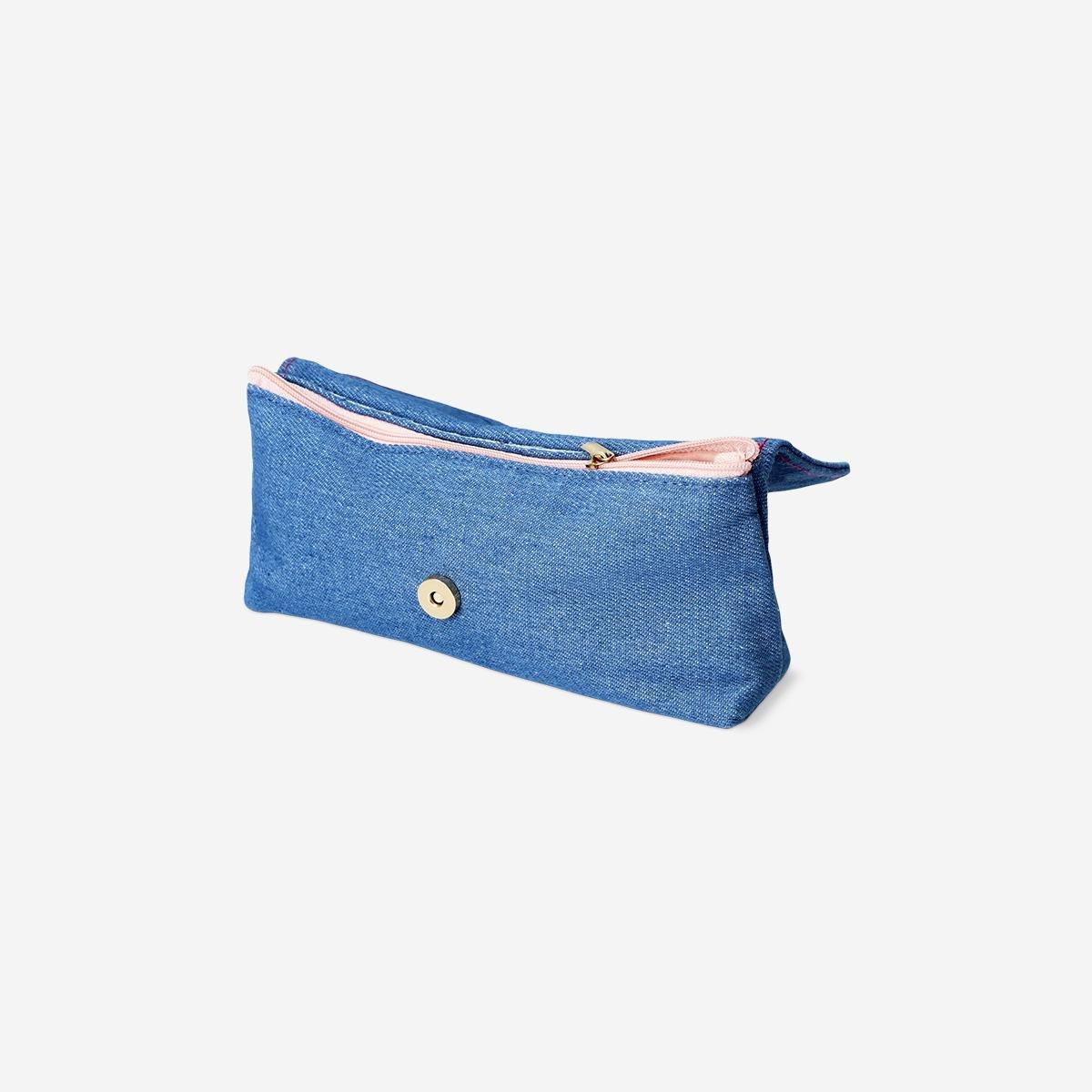 Blue Denim Pencil Case