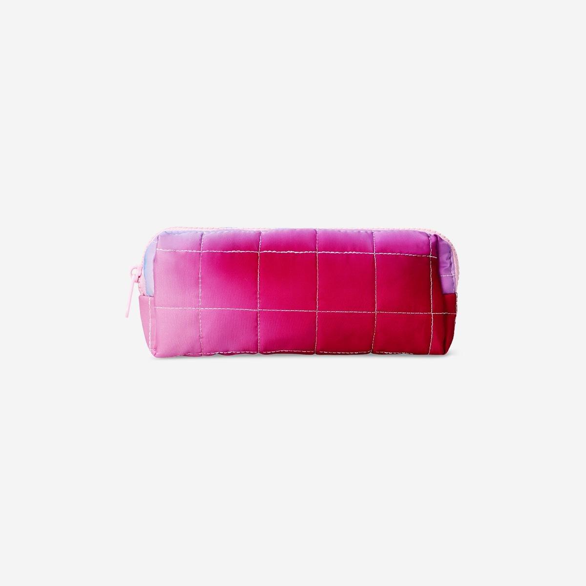 Multicolour Quilted Pencil Case
