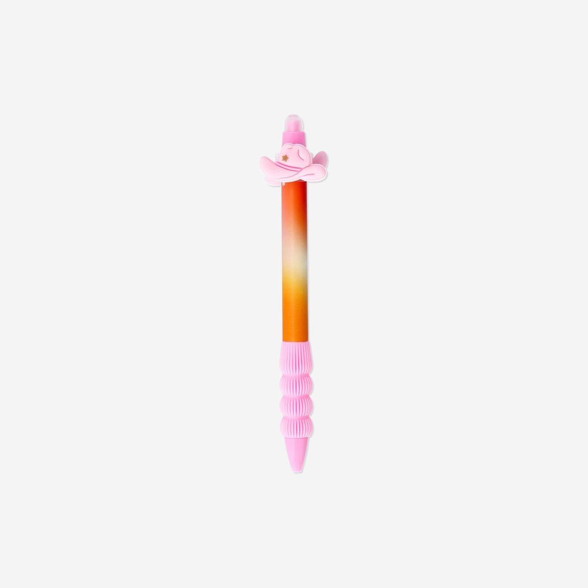 Multcolour Spinning Cowboy Hats Erasable Pen - Black Ink