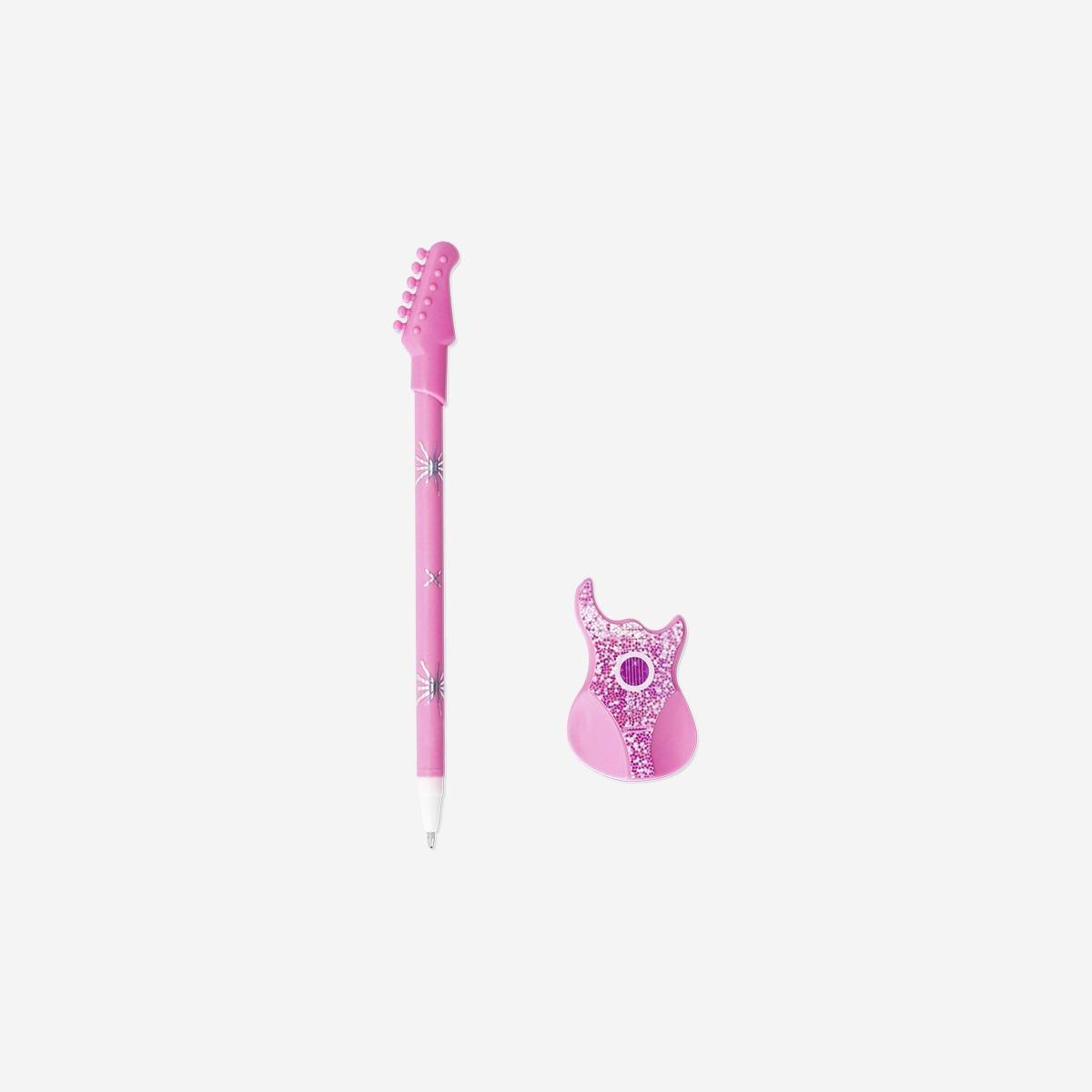 PINK       Guitar ballpoint pen - Black ink