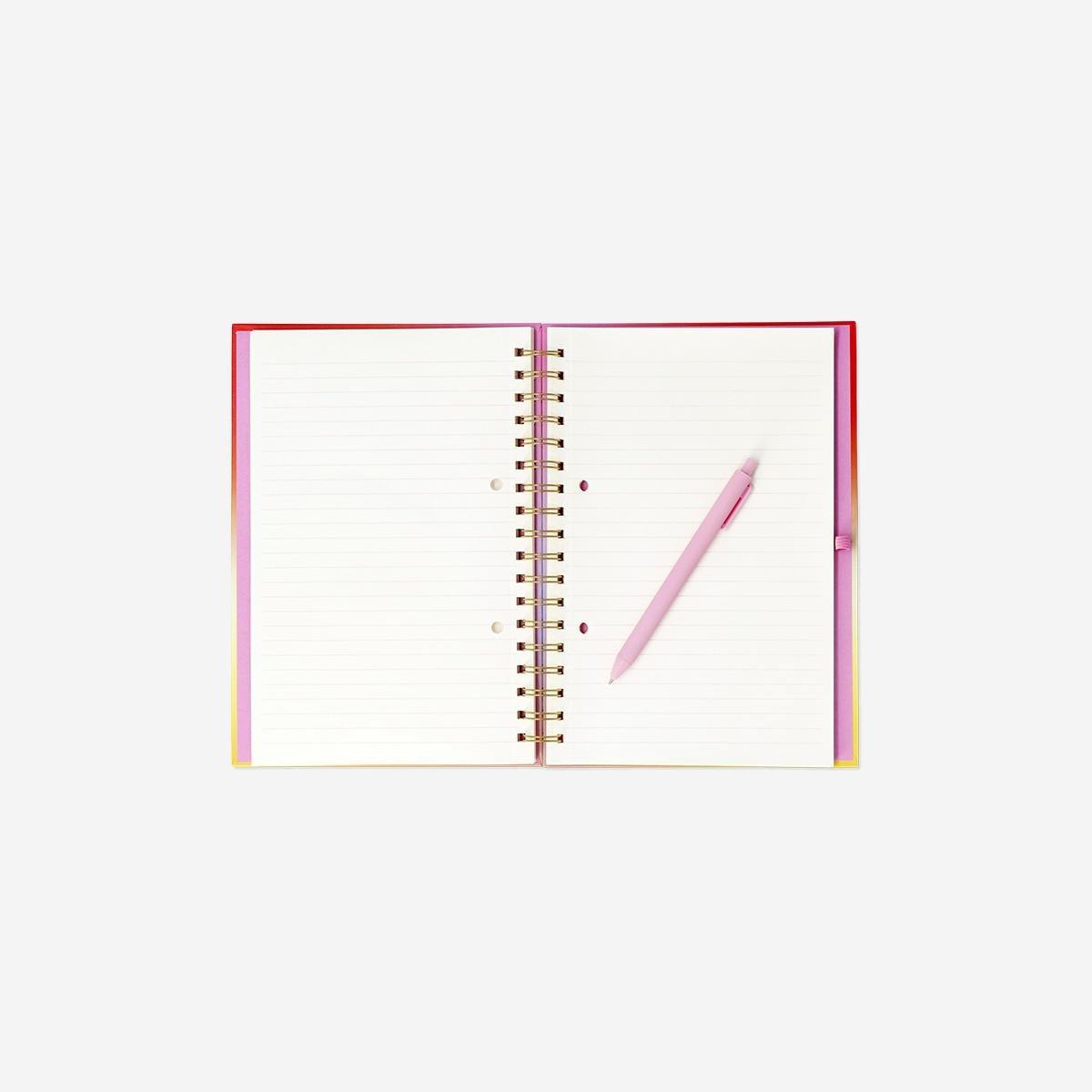 Multicolour B5 Notebook With Page Markers And Pen