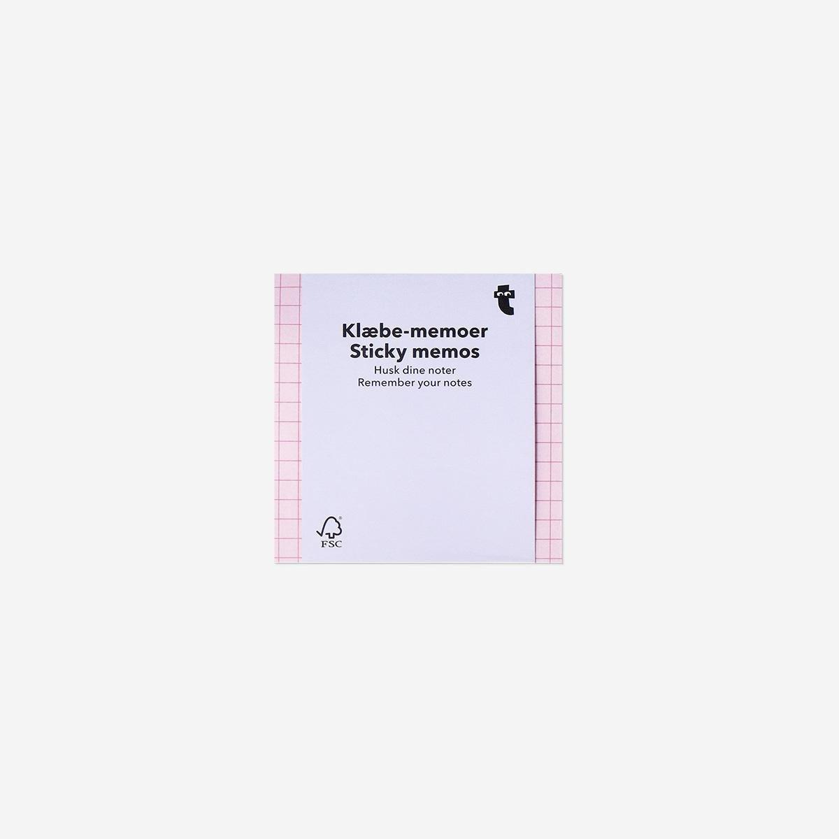Multicolour Sticky Notes With Grid Pattern