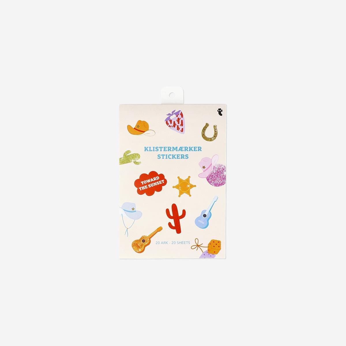 Multicolour Western Themed Stickers